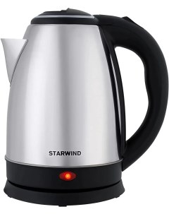 Чайник SKS1771 серебристый черный Starwind