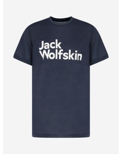 Футболка мужская Brand Синий Jack wolfskin
