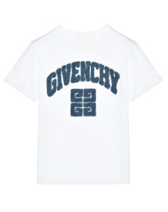 Футболка с логотипом белая Givenchy