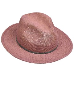 Шляпа с отделкой бисером розовая Brunello cucinelli