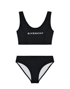 Купальник раздельный с логотипом черный Givenchy