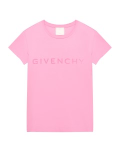 Футболка лого в тон на груди и спине Givenchy