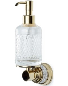 Дозатор для жидкого мыла Aura 10247 G настенный золотой Boheme
