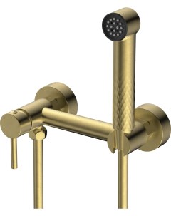 Гигиенический душ S99 51 03 со смесителем золотой матовый Splenka