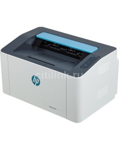 Принтер лазерный Laser 107r черно белая печать A4 цвет белый Hp