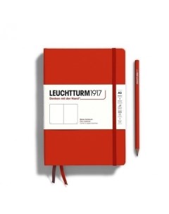 Блокнот Leuchtturm1917 Medium 125 листов без линовки твердая обложка рыжий лис