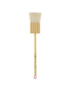 Кисть из козы трубчатый флейц 5 линий бамбуковая ручка 36 36 мм Сонет