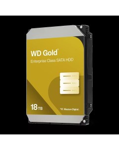 Жесткий диск HDD 18Tb Gold 3 5 7 2K 512Mb 512e SATA3 WD181KRYZ Western digital