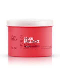 Маска уход для защиты цвета окрашенных жестких волос INVIGO Color Brilliance 500 0 Wella professionals