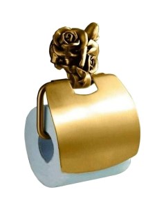 Держатель туалетной бумаги Rose AM B 0919 Do с крышкой Золото Art&max