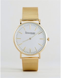 Золотистые часы браслет Stratford