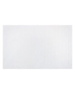 Полотенце коврик для ног 50x80 см цвет белый Без бренда