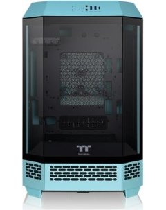 Корпус The Tower 300 Turquoise голубой без БП miniITX 7x120mm 5x140mm 2xUSB3 0 audio bott PSU Thermaltake
