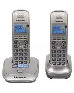 Радиотелефон KX TG2512RUN платиновый Panasonic