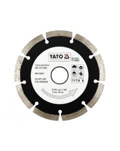 Отрезной алмазный диск Yato