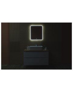 Зеркало для ванной Стив 60х70см LED подсветка Silver mirrors