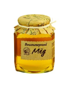 Мед натуральный Высокогорный 500 г Кедровый бор