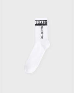 Белые носки с принтом Gloria jeans