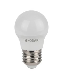 Лампа LED Kodak P45 7W 830 E27 E27 Е27 7Вт теплый белый P45 7W 830 E27 E27 Е27 7Вт теплый белый