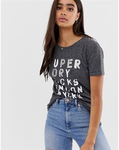 Футболка с логотипом Nibble Punk Superdry