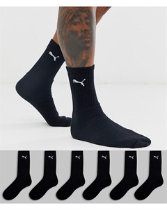 6 пар черных носков Puma
