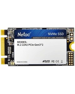 SSD накопитель N930ES NT01N930ES 001T E2X 1ТБ M 2 2242 PCIe 3 0 x2 NVMe PCIe Netac