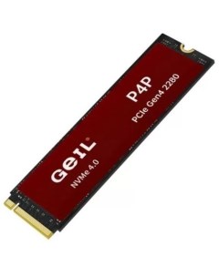 SSD накопитель P4P 1ТБ M 2 2280 PCIe 4 0 x4 NVMe M 2 Geil