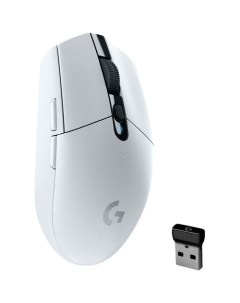 Мышь G305 игровая оптическая беспроводная USB белый Logitech