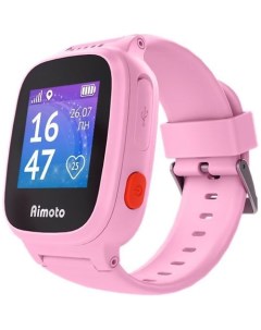 Смарт часы Aimoto Kid 1 2 розовый розовый Кнопка жизни