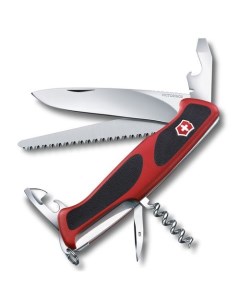 Складной нож RangerGrip 55 функций 12 130мм красный черный блистер Victorinox