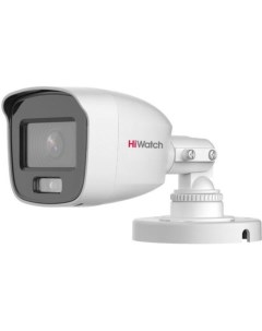 Камера видеонаблюдения аналоговая DS T200L 1080p 3 6 мм белый Hiwatch