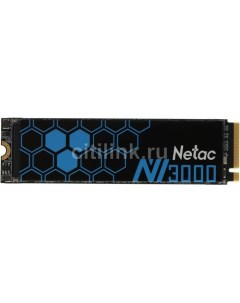 SSD накопитель NV3000 NT01NV3000 500 E4X 500ГБ M 2 2280 PCIe 3 0 x4 NVMe M 2 Netac