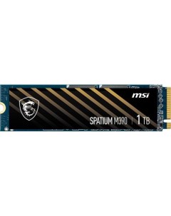 SSD накопитель Spatium M390 1ТБ M 2 2280 PCIe 3 0 x4 NVMe M 2 Msi