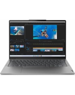 Ноутбук Yoga Slim 6 14IRH8 83E00022RK 14 2023 OLED Intel Core i7 13700H 2 4ГГц 14 ядерный 16ГБ LPDDR Lenovo