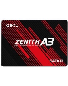 SSD накопитель Zenith A3 A3AC16D500A 500ГБ 2 5 SATA III SATA Geil