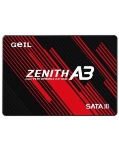 SSD накопитель Zenith A3 A3AC16D500A 120ГБ 2 5 SATA III SATA Geil