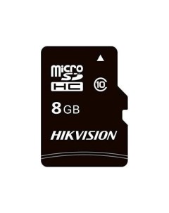 Карта памяти microSDHC UHS I U1 C1 8 ГБ 23 МБ с Class 10 HS TF C1 STD 8G Adapter 1 шт переходник SD Hikvision