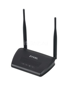 Wi Fi роутер NBG 418NV2 EU0101F N300 черный Zyxel