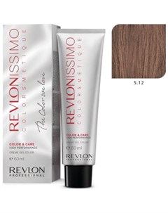 5 12 краска для волос светло коричневый пепельно переливающийся RP REVLONISSIMO COLORSMETIQUE 60 мл Revlon professional