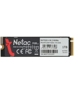 SSD накопитель NV7000 t NT01NV7000t 1T0 E4X 1ТБ M 2 2280 PCIe 4 0 x4 NVMe M 2 Netac