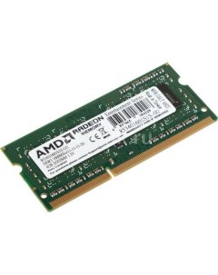 Оперативная память R534G1601S1S UG DDR3 1x 4ГБ 1600МГц для ноутбуков SO DIMM Ret Amd