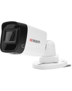 Камера видеонаблюдения аналоговая DS T500 C 1944p 2 8 мм белый Hiwatch