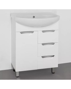 Тумба с раковиной Жасмин 65 белая Style line