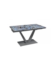 Стол раскладной Malibu 140 40 40 керамика глянцевая Lemurian Blue Top concept