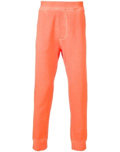 Dsquared2 спортивные брюки с эластичным поясом m оранжевый Dsquared2