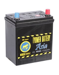 Автомобильный аккумулятор Asia 40 Ач обратная полярность B19L Tyumen battery