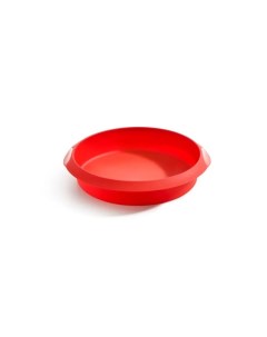Форма для выпечки силиконовая круглая 20 см красный Lekue