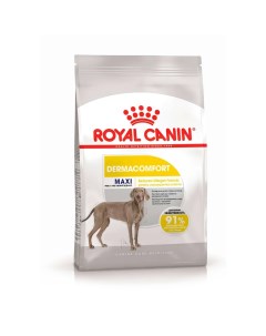 Maxi Dermacomfort корм для собак склонных к кожным раздражениям и зуду 3 кг Royal canin
