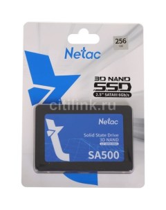 SSD накопитель SA500 NT01SA500 256 S3X 256ГБ 2 5 SATA III SATA Netac