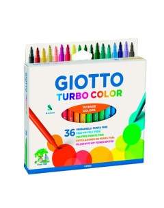 Набор фломастеров Giotto Turbo Color 36 цветов в картоне Fila